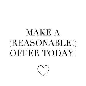 All reasonable offers welcome!